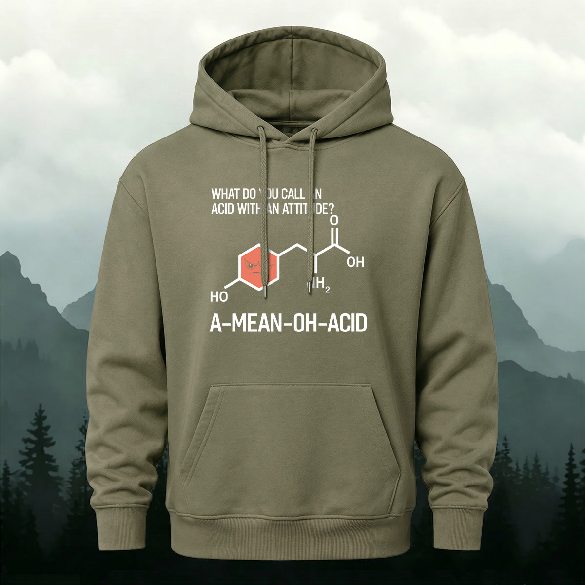 Cotton Made Humorous Science Memes Printed Hoodie