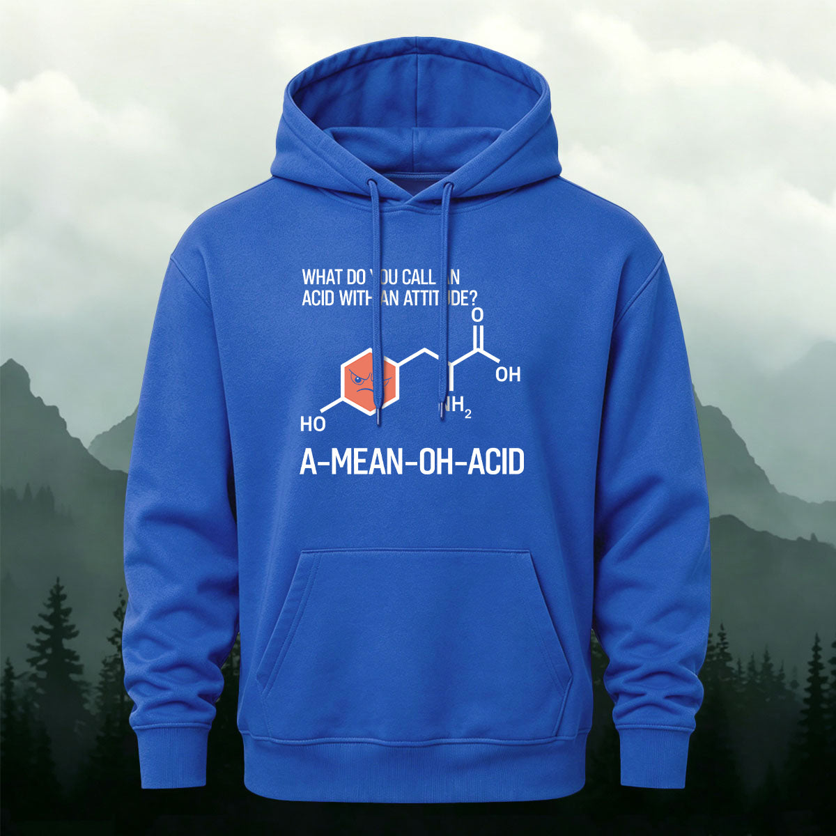 Cotton Made Humorous Science Memes Printed Hoodie