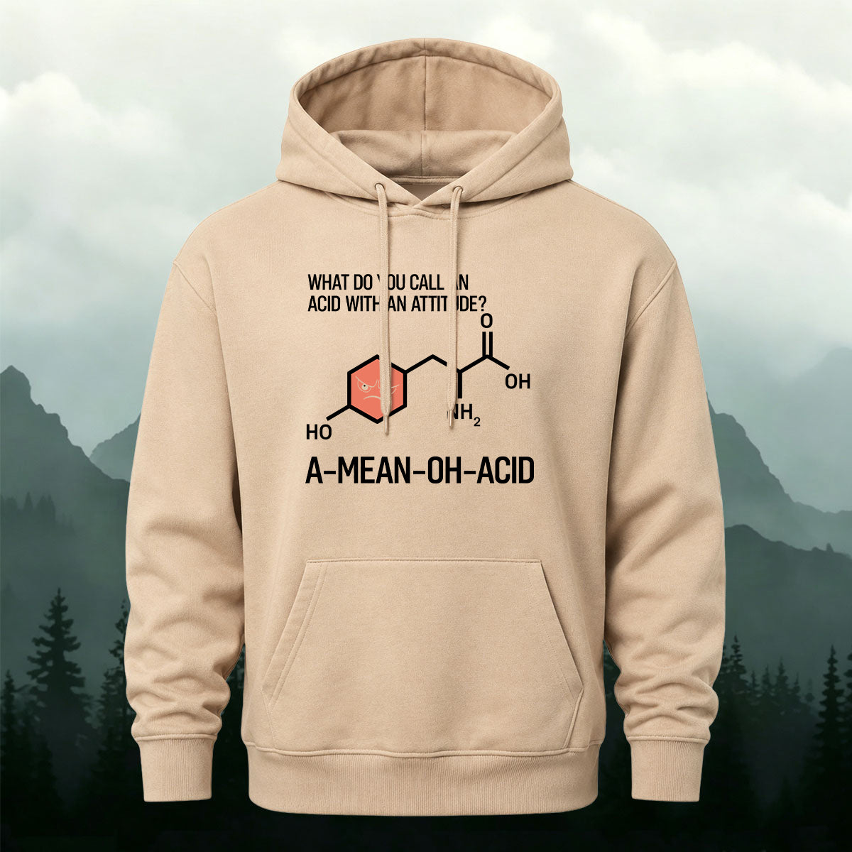 Cotton Made Humorous Science Memes Printed Hoodie