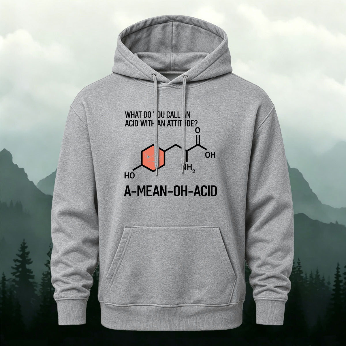 Cotton Made Humorous Science Memes Printed Hoodie