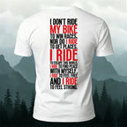Cycling Spirit Printed Casual Cotton T-Shirt