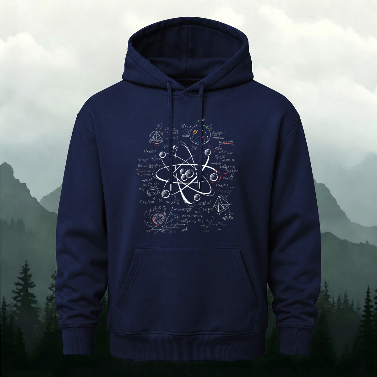 Cotton Made Physics Science Popularization Printed Hoodie