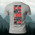 Cycling Spirit Printed Casual Cotton T-Shirt
