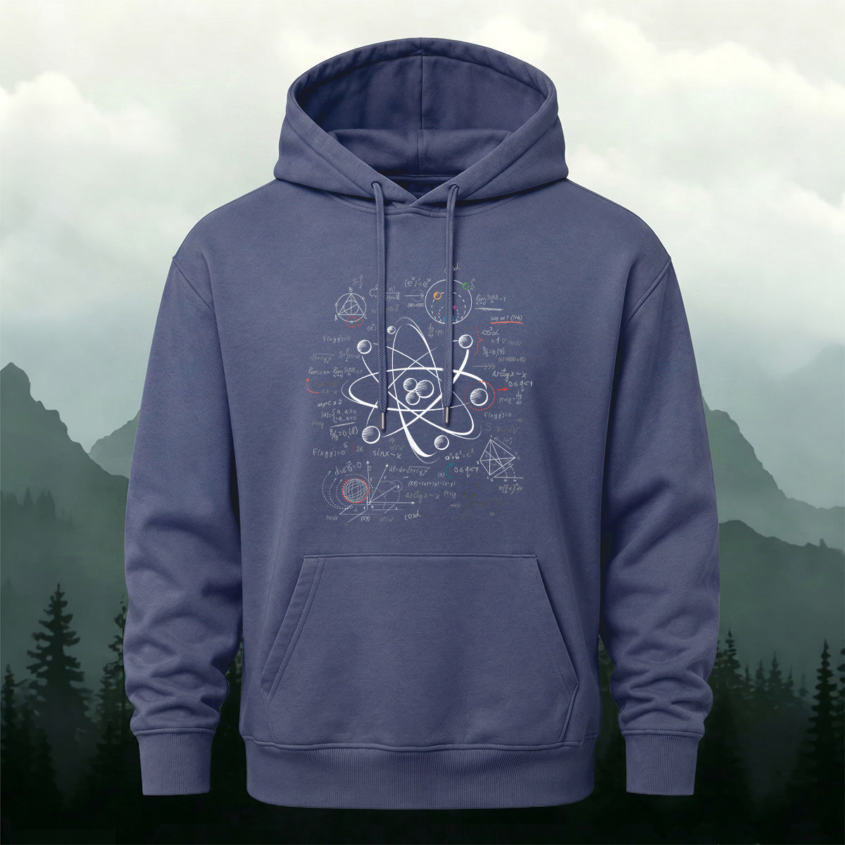 Cotton Made Physics Science Popularization Printed Hoodie