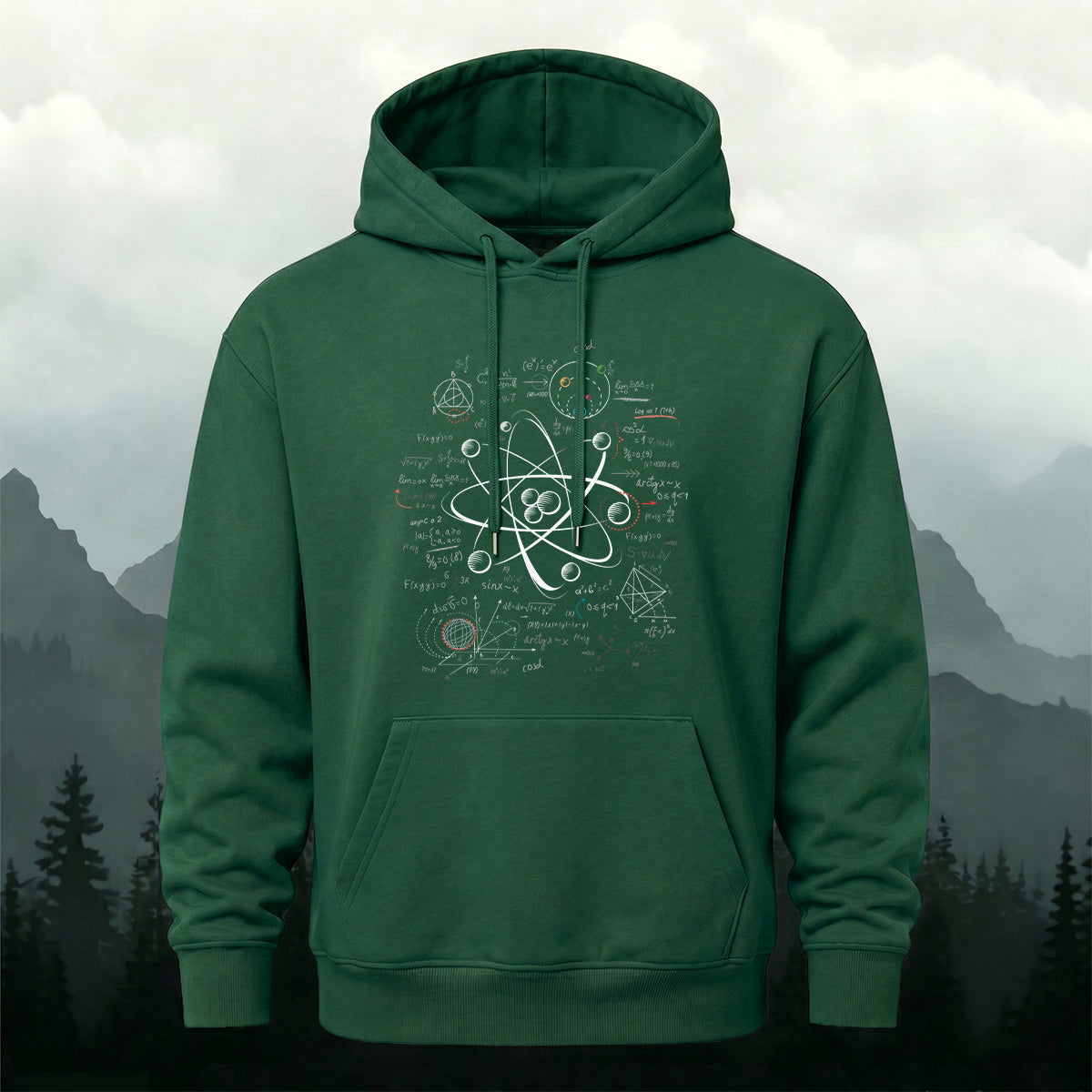 Cotton Made Physics Science Popularization Printed Hoodie