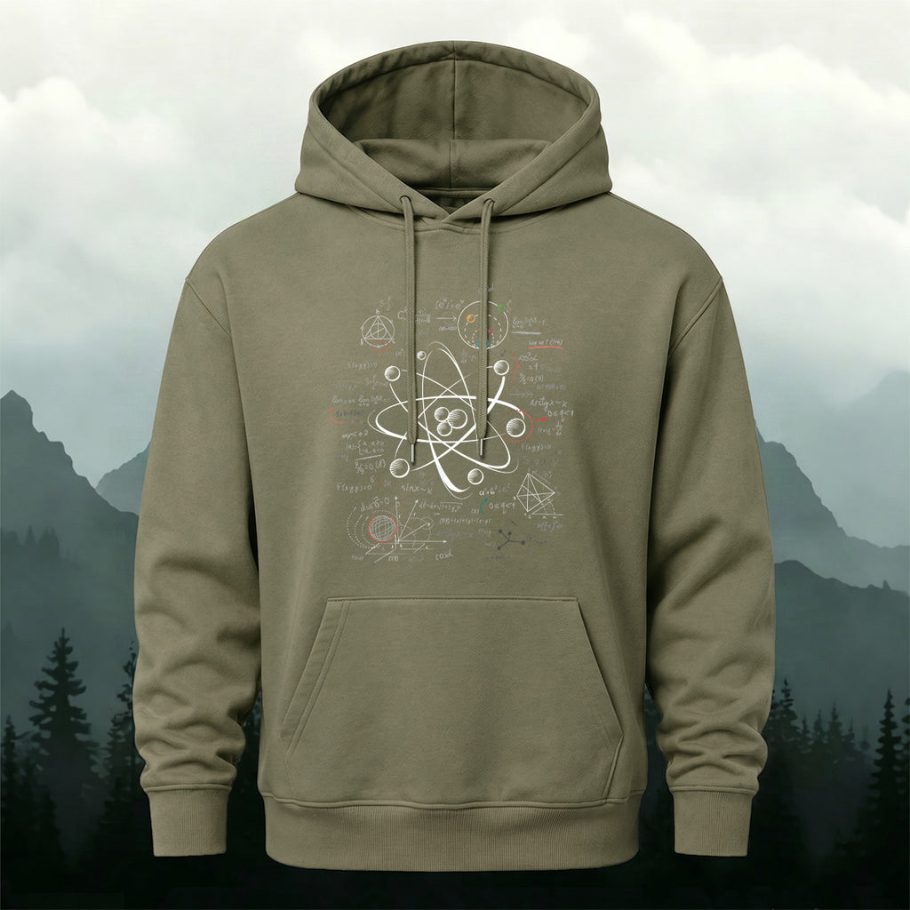 Cotton Made Physics Science Popularization Printed Hoodie