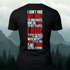Cycling Spirit Printed Casual Cotton T-Shirt