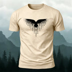 Wings Viking Print Casual 100% Cotton T-Shirt