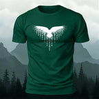 Wings Viking Print Casual 100% Cotton T-Shirt