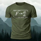 Physics Formula Print Casual Soft Cotton T-Shirt