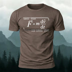 Physics Formula Print Casual Soft Cotton T-Shirt