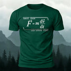 Physics Formula Print Casual Soft Cotton T-Shirt