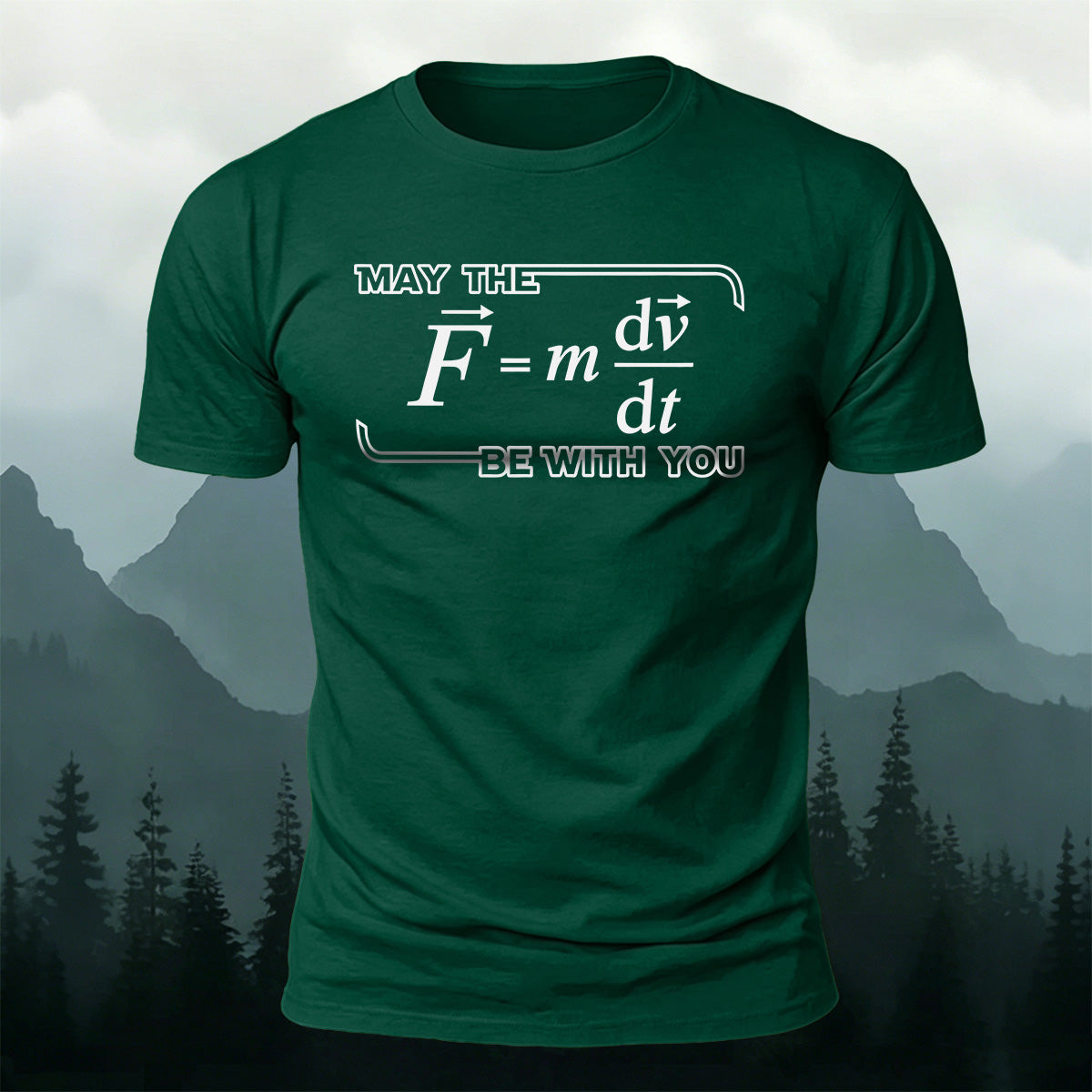 Physics Formula Print Casual Soft Cotton T-Shirt