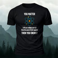 Creative Atomic Model Print Casual Soft Cotton T-Shirt