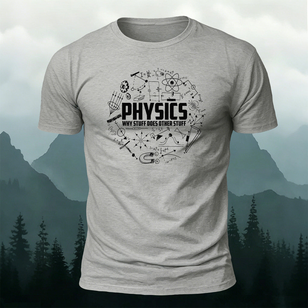 Elements of Physics Print Soft Cotton T-Shirt