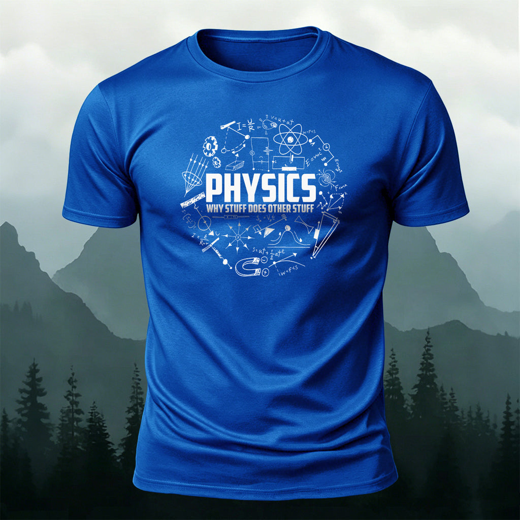 Elements of Physics Print Soft Cotton T-Shirt