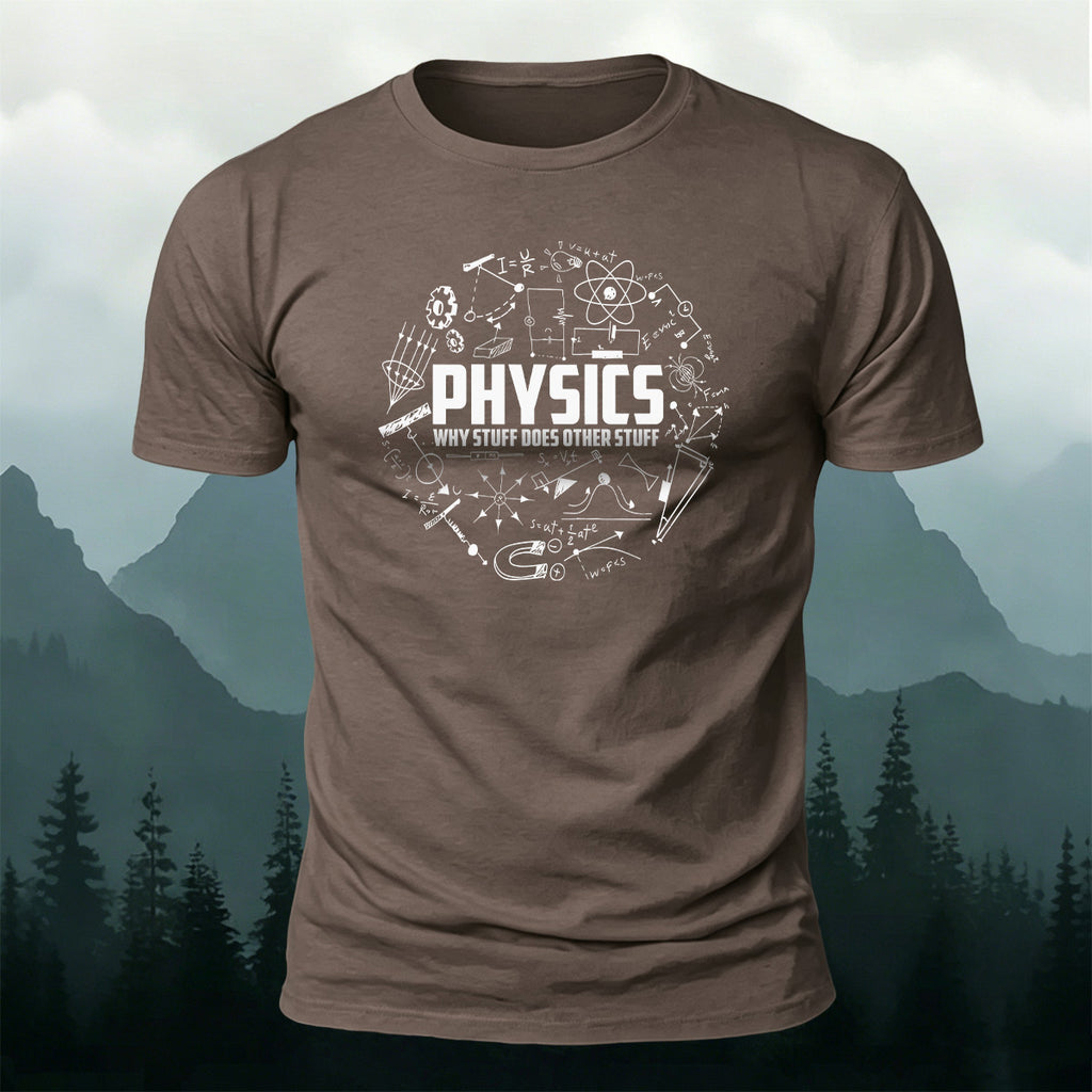 Elements of Physics Print Soft Cotton T-Shirt