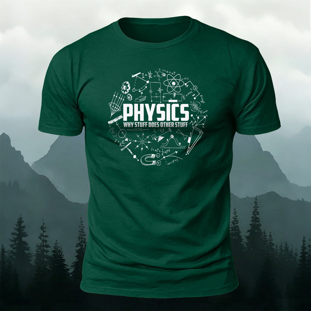 Elements of Physics Print Soft Cotton T-Shirt