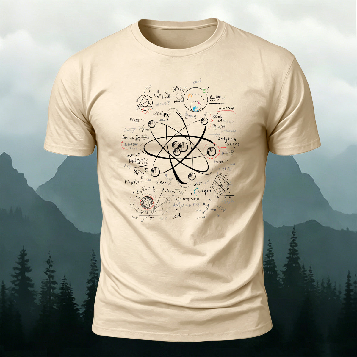 Physical Print Casual Soft Cotton T-Shirt