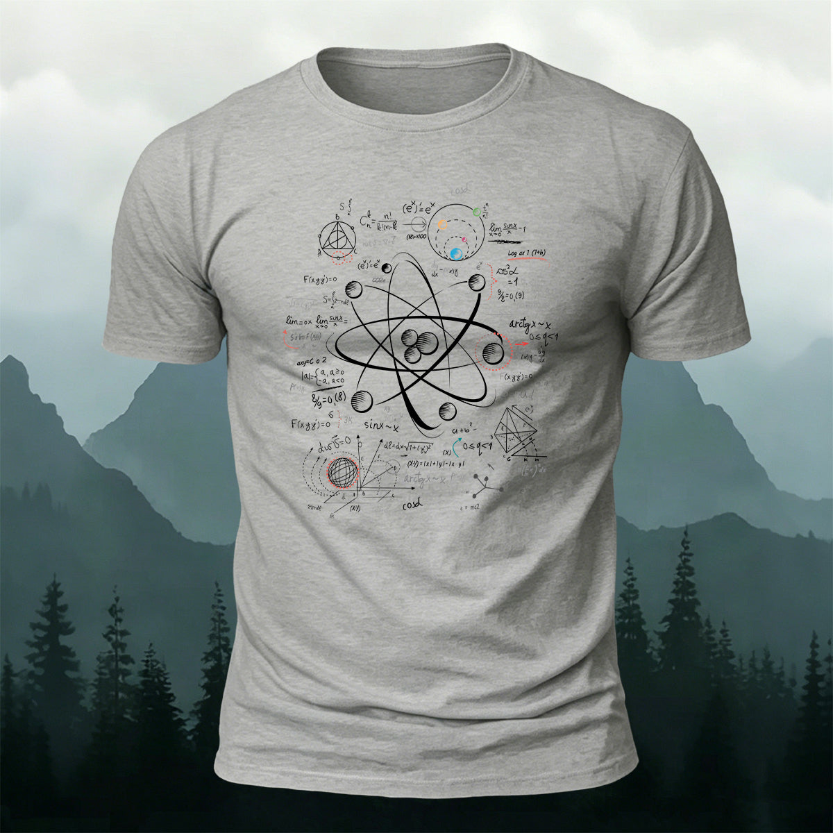Physical Print Casual Soft Cotton T-Shirt