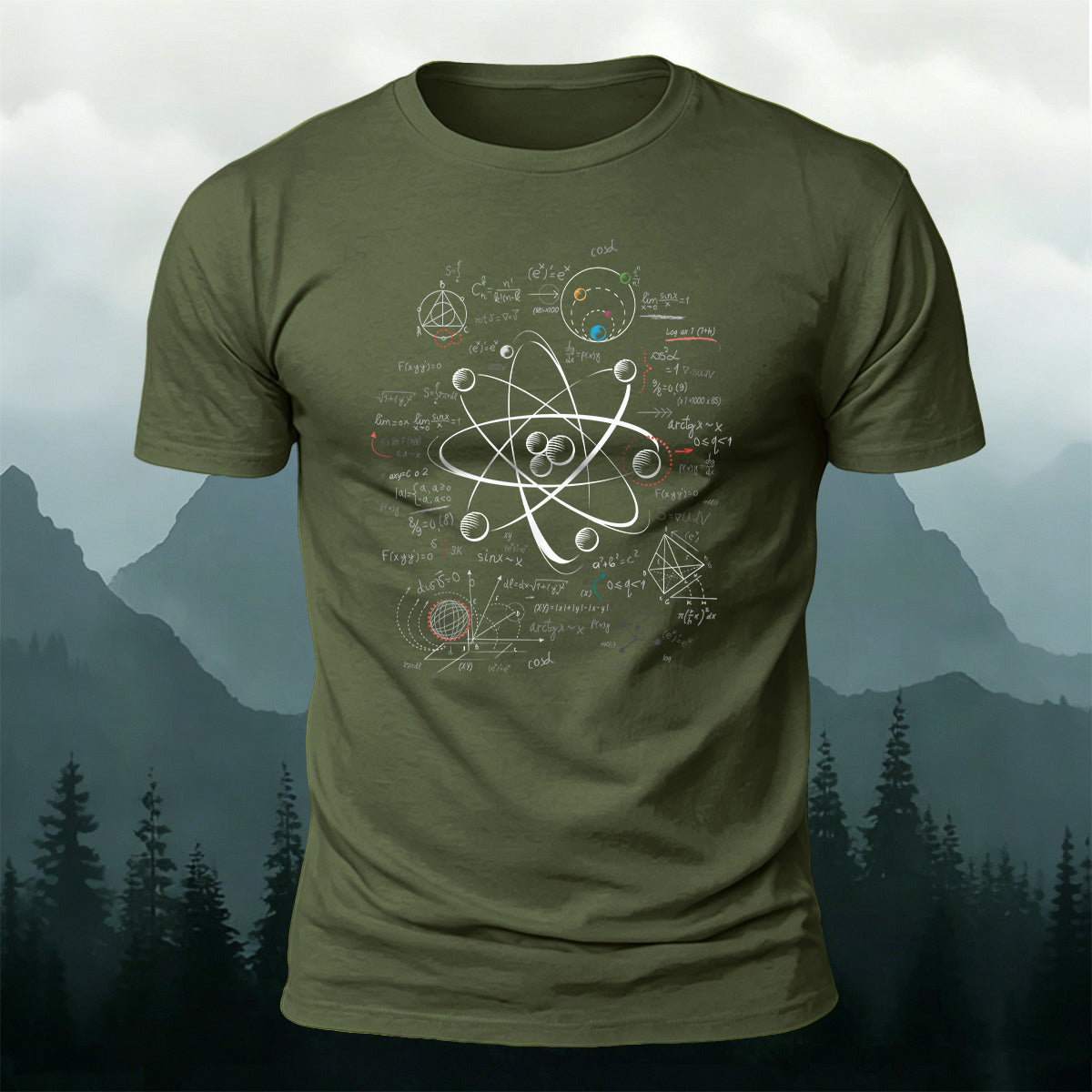 Physical Print Casual Soft Cotton T-Shirt
