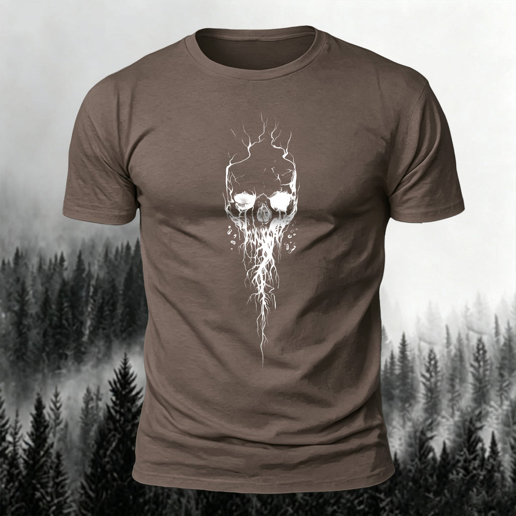 Dark Gothic Print Casual Soft Cotton T-Shirt