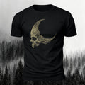 Dark Skull Print Casual Soft Cotton T-Shirt