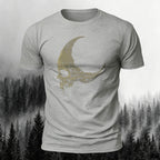 Dark Skull Print Casual Soft Cotton T-Shirt