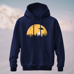Cotton Made Alien Spaceship Print Hoodie