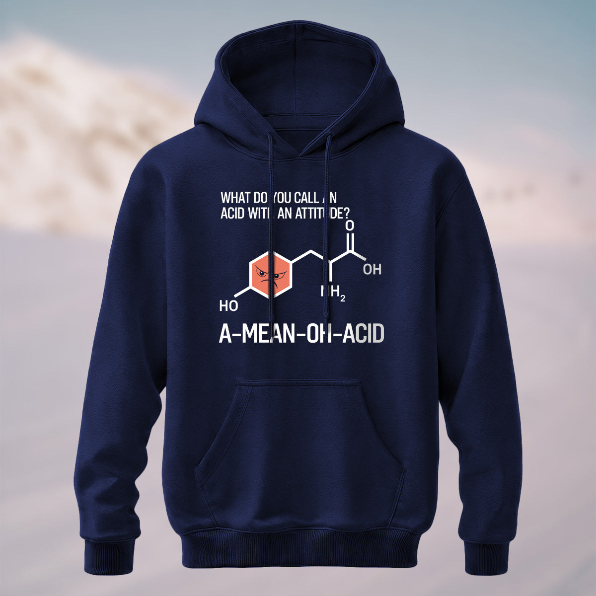 Cotton Made Humorous Science Memes Printed Hoodie