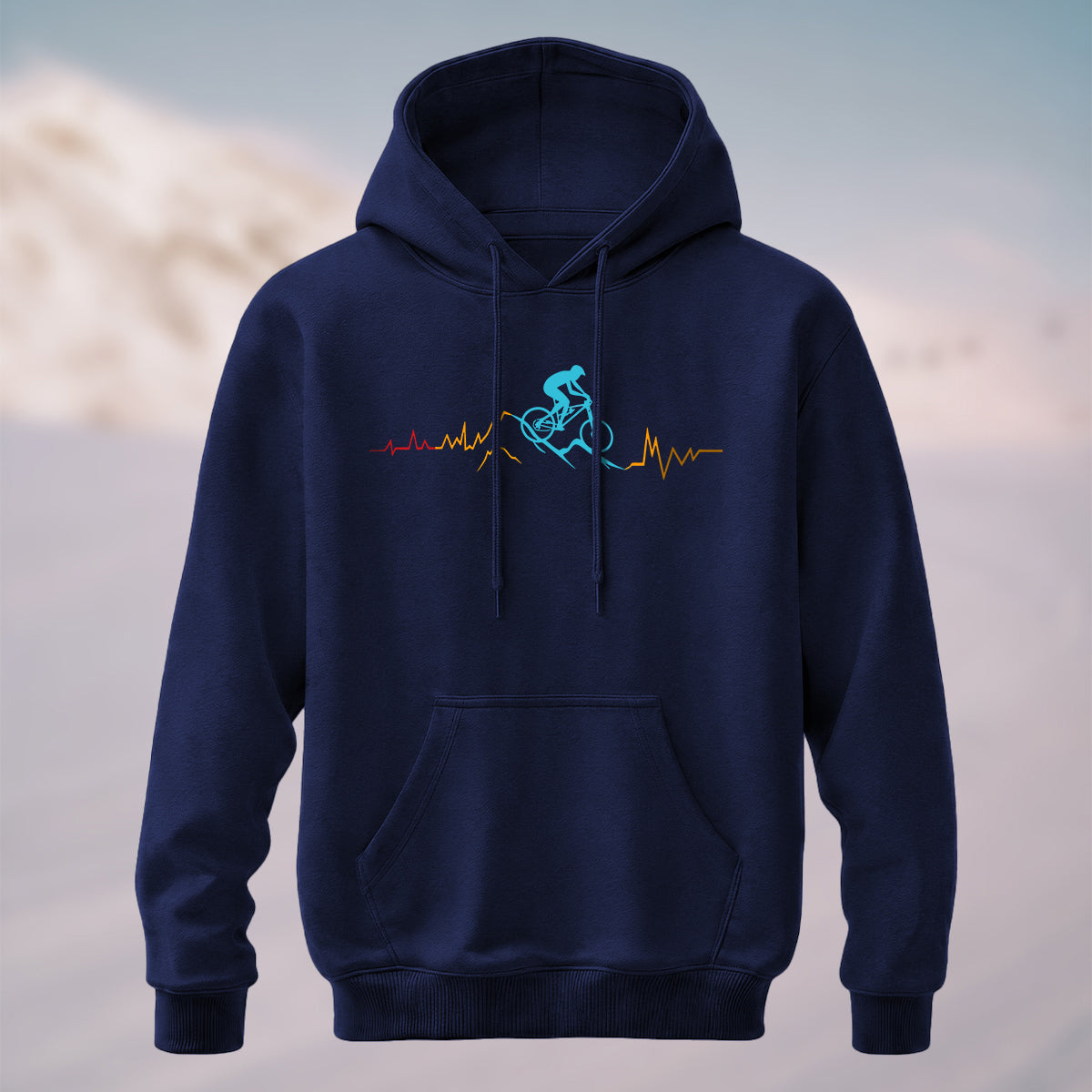 Cotton Made Cycling Heartbeat Hoodie