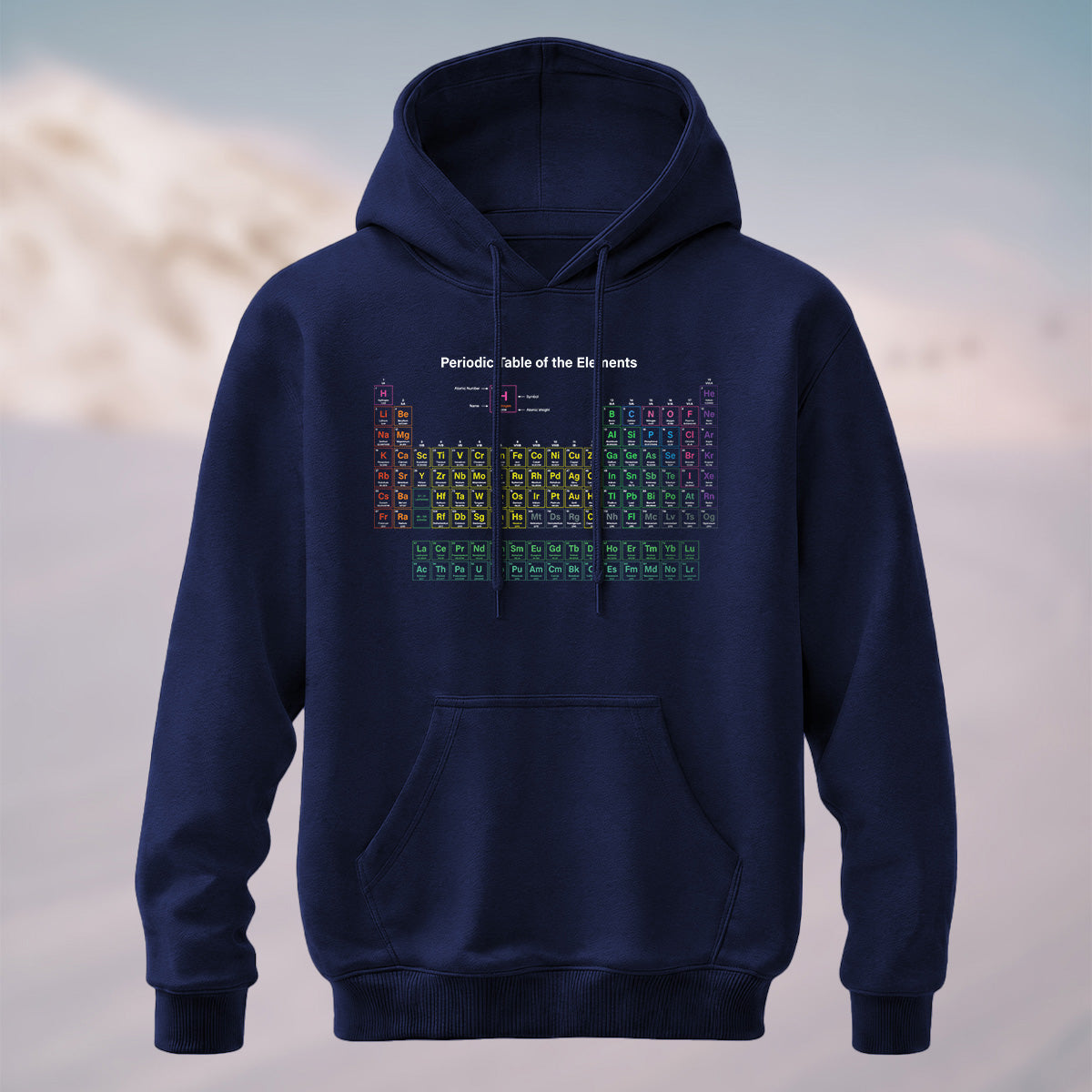 Cotton Made Periodic Table of Elements Hoodie