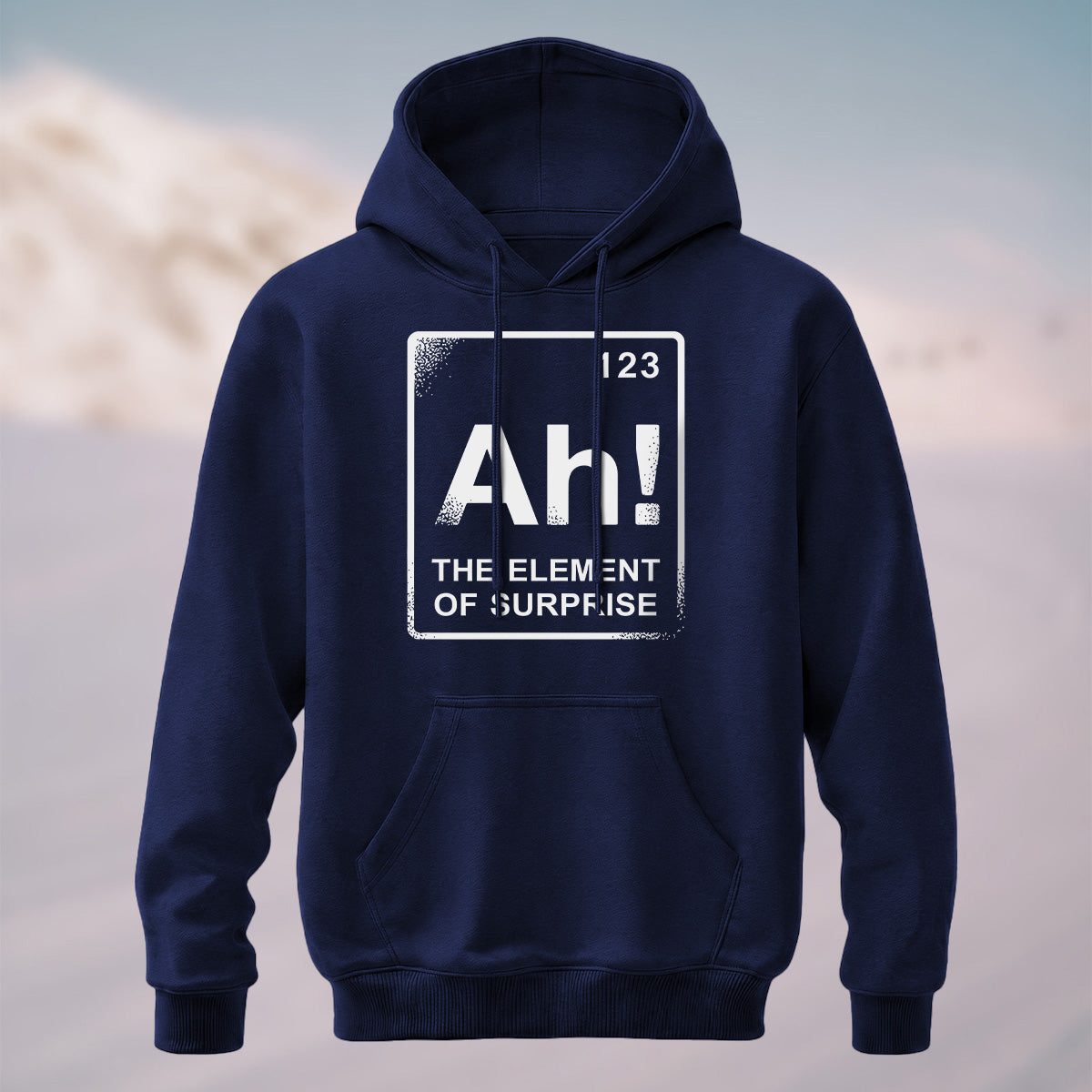 Cotton Made The Element Of Surprise Print Hoodie