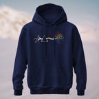 Cotton Made Creative Rainbow Tree Print Hoodie