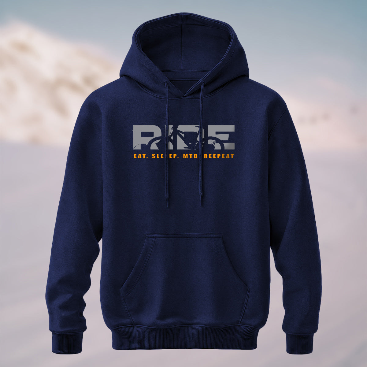 Cotton Made Creative Ride Letter Print Hoodie