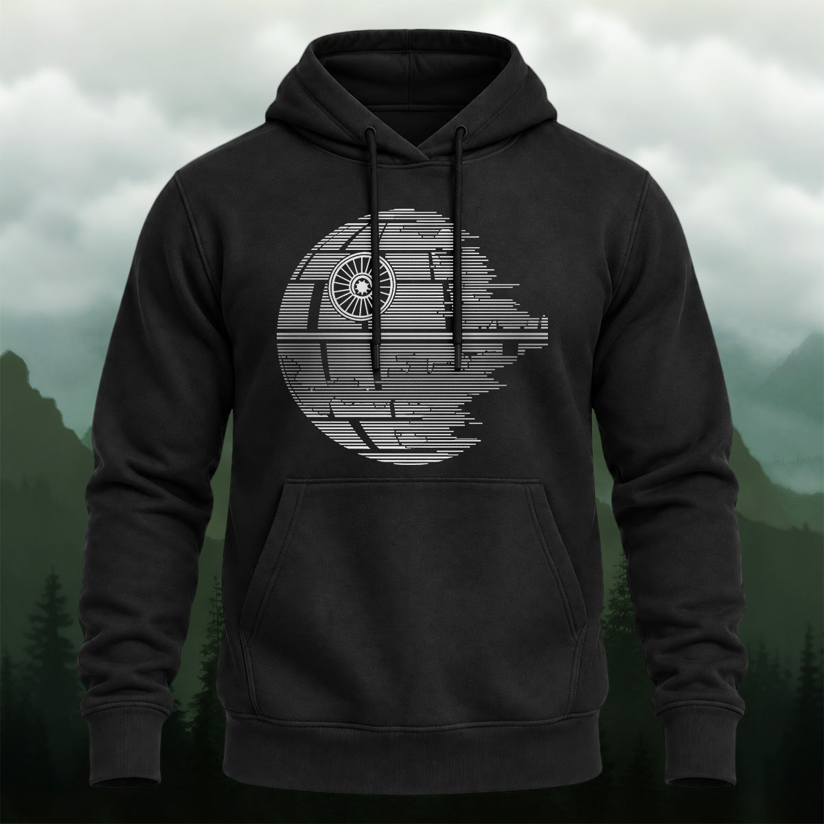 Cotton Made Futuristic Celestial Hoodie