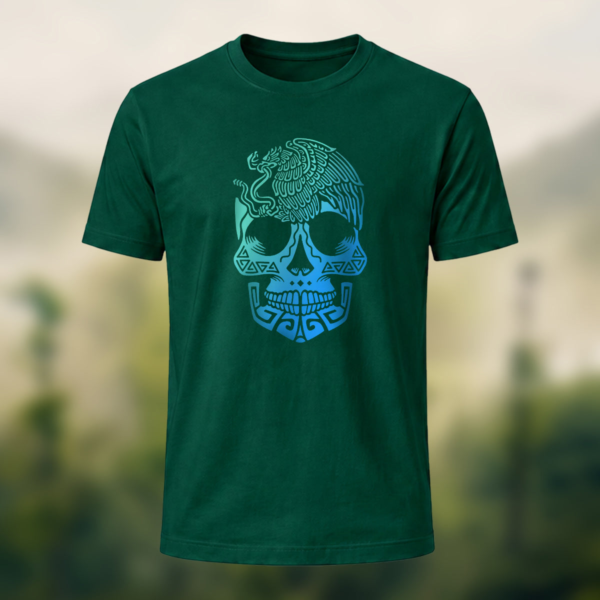 Cool Skull-Print Casual 100% Cotton T-Shirt