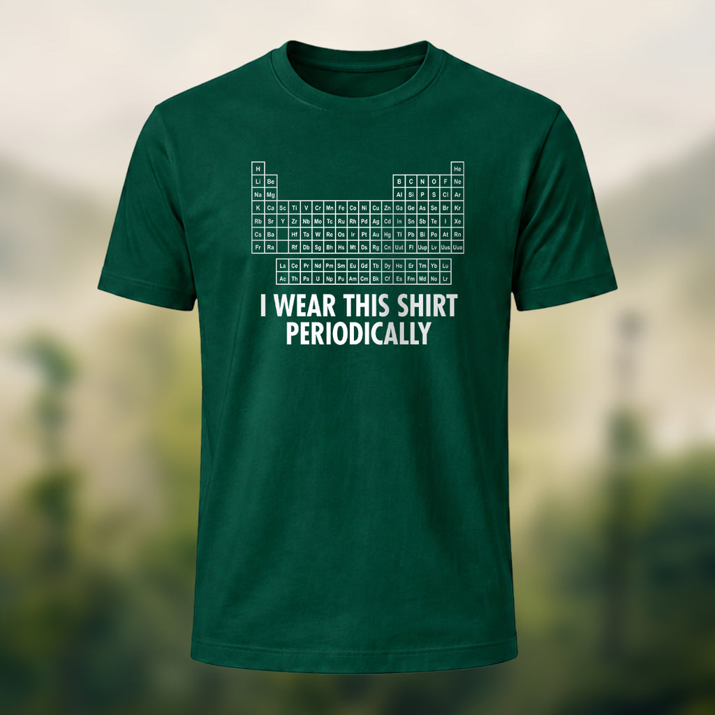 Periodic Table Print Casual Soft Cotton T-Shirt