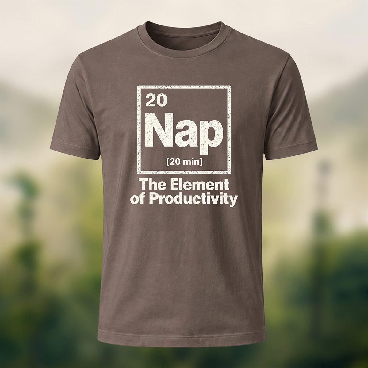 Minimal Nap Element Premium Cotton T-Shirt