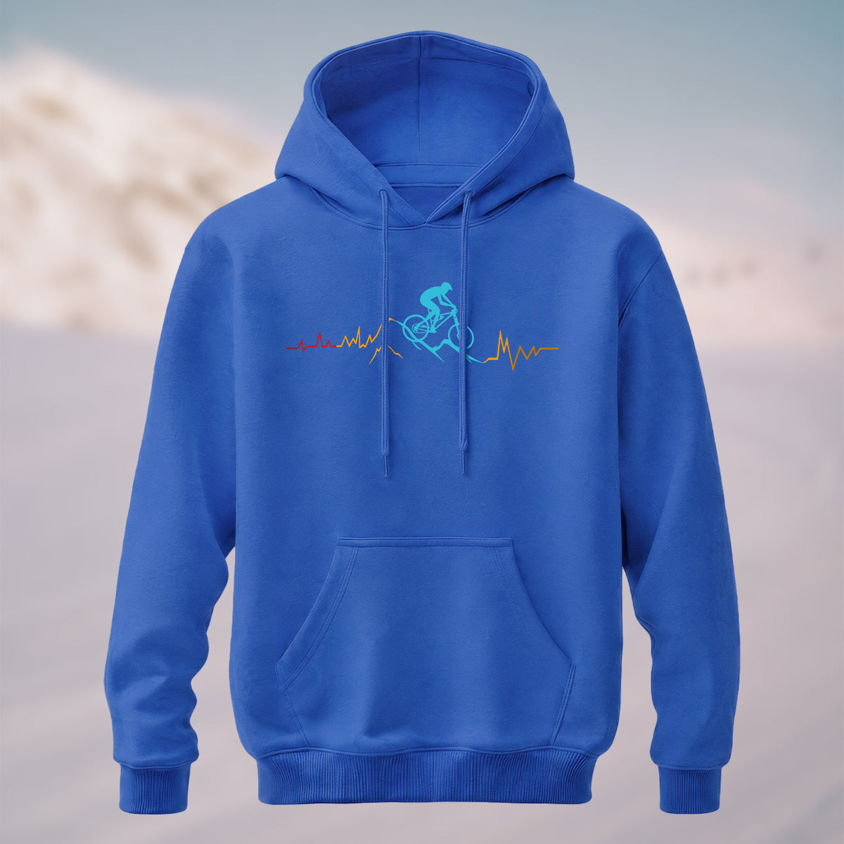 Cotton Made Cycling Heartbeat Hoodie
