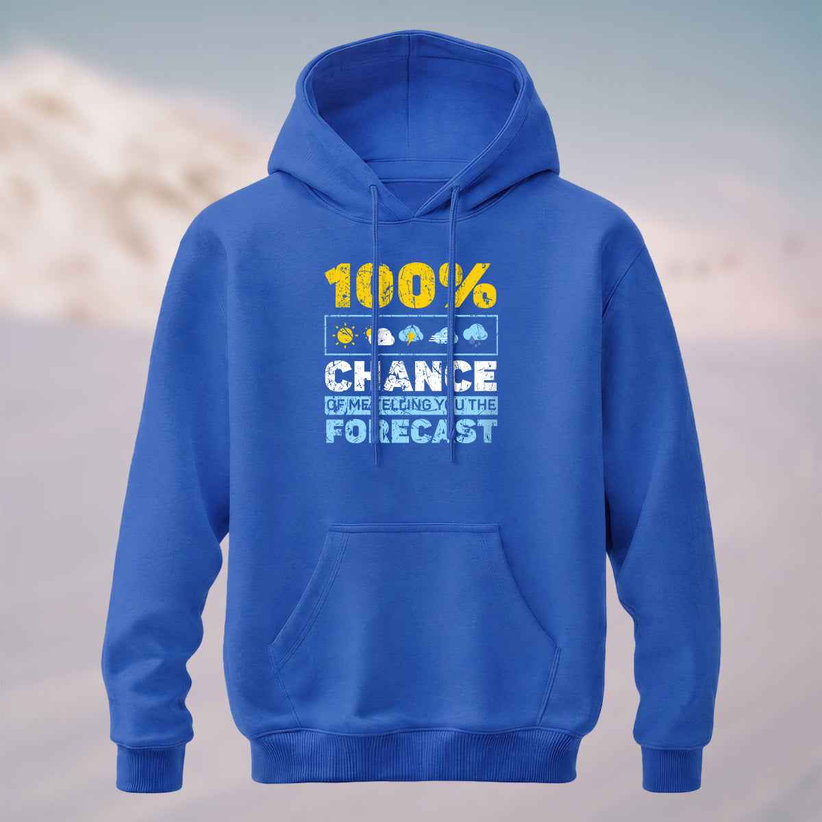 Cotton Made Meteorology Print Hoodie