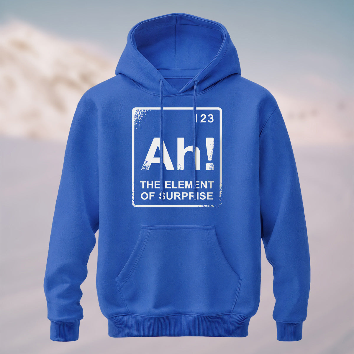 Cotton Made The Element Of Surprise Print Hoodie
