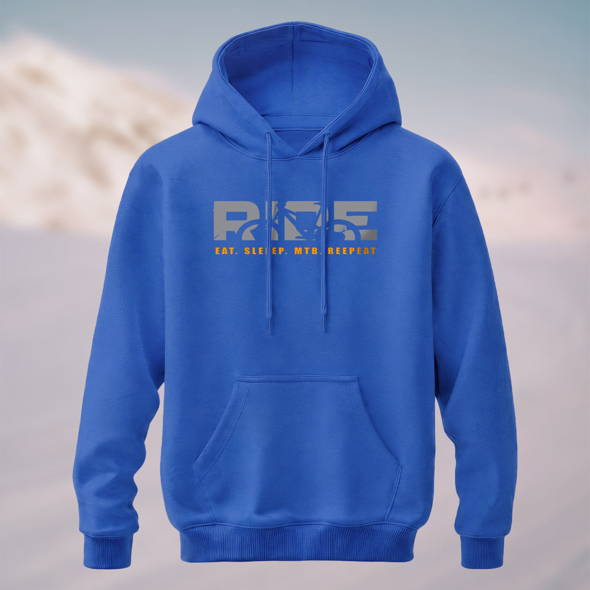 Cotton Made Creative Ride Letter Print Hoodie