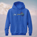 Cotton Made Creative Rainbow Tree Print Hoodie