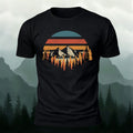 Men's Mountain Forest Deeply Wild Print T-shirt