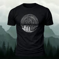 Enchanted Forest Print Combed Cotton Casual T-Shirt
