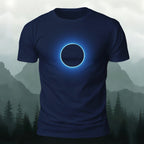 DTG Glowing Circle Print Minimalist Breathable T-shirt