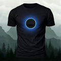 DTG Glowing Circle Pattern Minimalist Breathable T-shirt