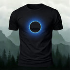 DTG Glowing Circle Print Minimalist Breathable T-shirt
