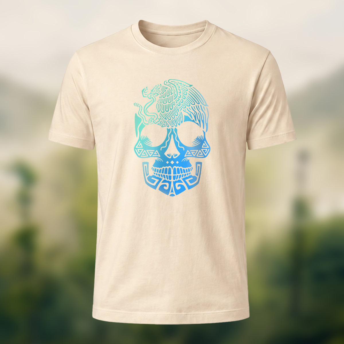 Cool Skull-Print Casual 100% Cotton T-Shirt